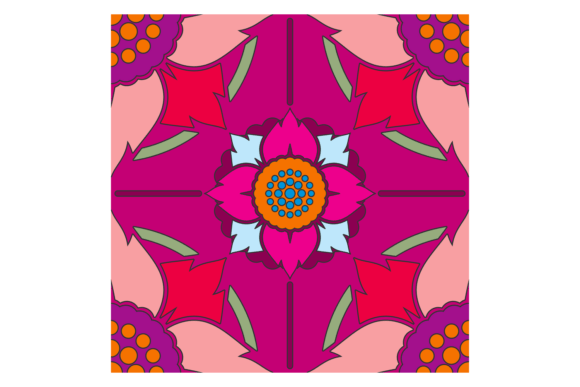 Bringing Warmth to Design: The Versatility of Mexican Style Tile Ornament Pink Decora