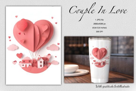 Couple Whimsical Houses in Love JPG: A Guide to Using Romantic Digital Art Effectively