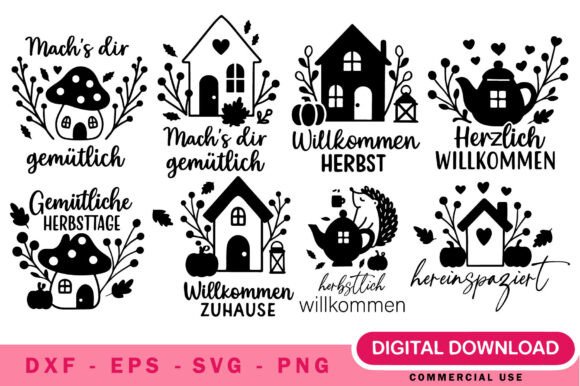Crafting Warmth: A Guide to the German Willkommen Home SVG Bundle for Makers