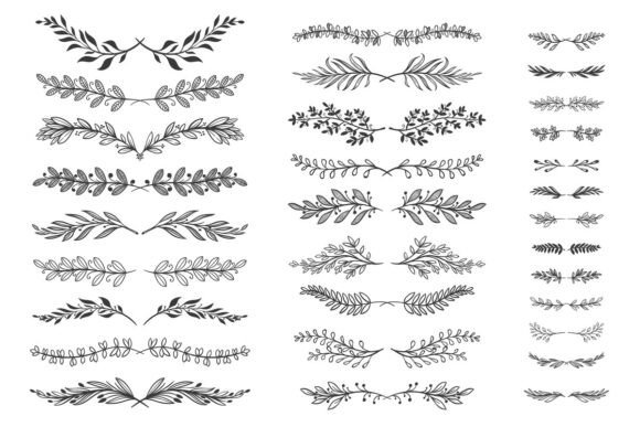 Elevate Designs with Floral Ornament Dividers