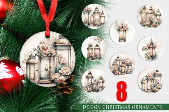Elevate Holiday Design with Glass Lantern Ornaments