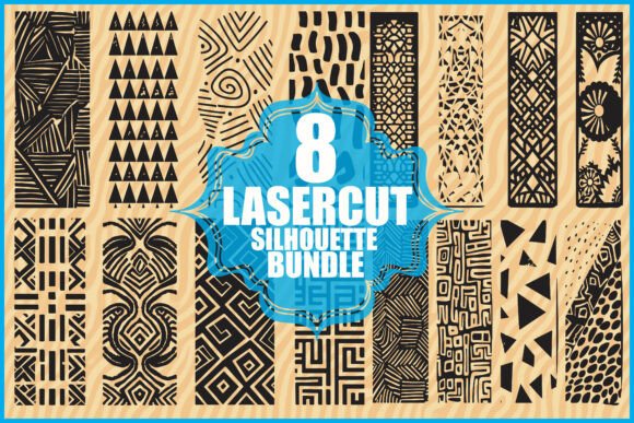 Geometric Cutout Silhouette Bundle: Elevating Modern Design with Precision