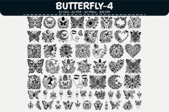 Integrating the Butterfly Vector Bundle – 62 Designs into Your Creative Workflow