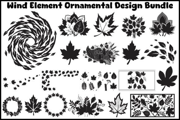 Nature Eco Wind Swirl Black Silhouette: Strategic Design for Brand Clarity and Versatility