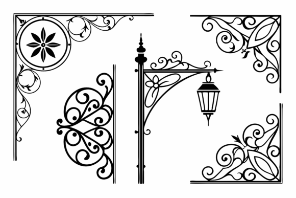 Ornamental Corner Designs for Elegant Projects