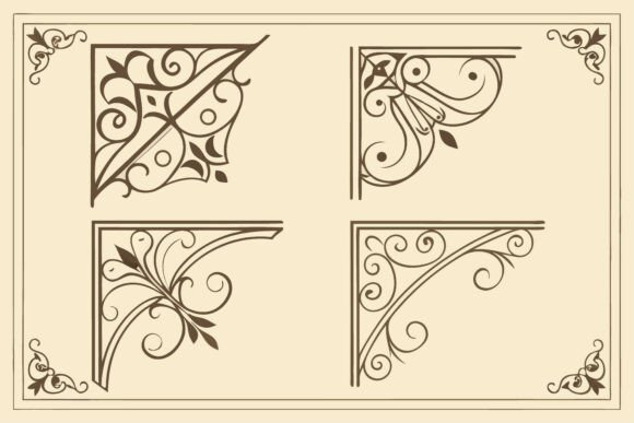 Ornate Corner Designs for Frames