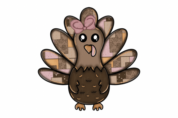 Patchwork Turkey PNG: Elevating Your Autumn Designs with Intentional Creativity
