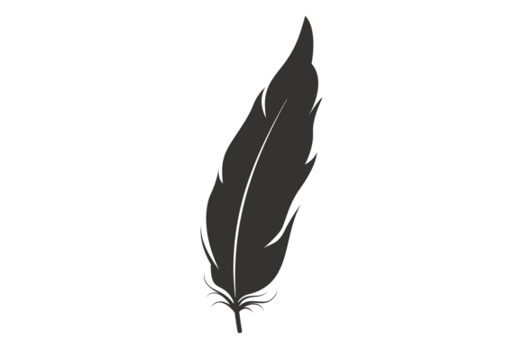Quill Black Silhouette: Elevate Your Brand Design
