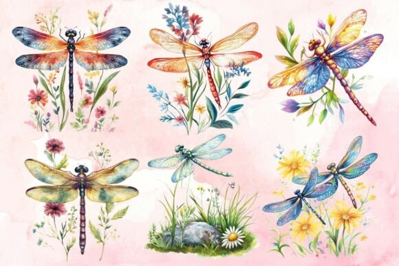 Summer Dragonfly Garden Clipart: A Creative Guide