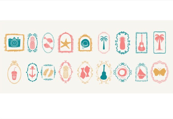 Summer Stamps Svg: Elevating Your Creative Projects with Hand-Drawn Tropical Designs