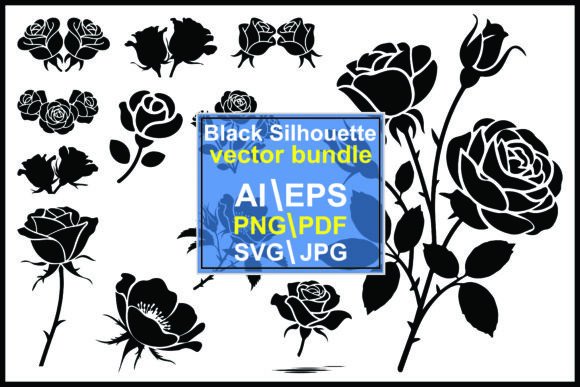 The Art and Utility of Rose Flower Vector Silhouettes: A Comprehensive Guide to Digital Floral Design