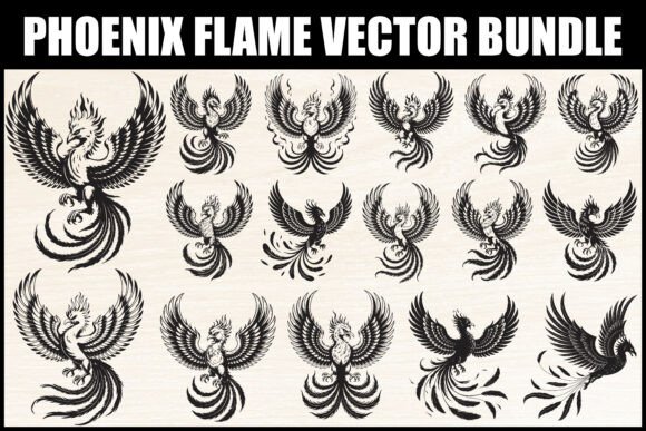 Unleashing Mythical Power: The Versatility of the Phoenix Flame Vector Bundle