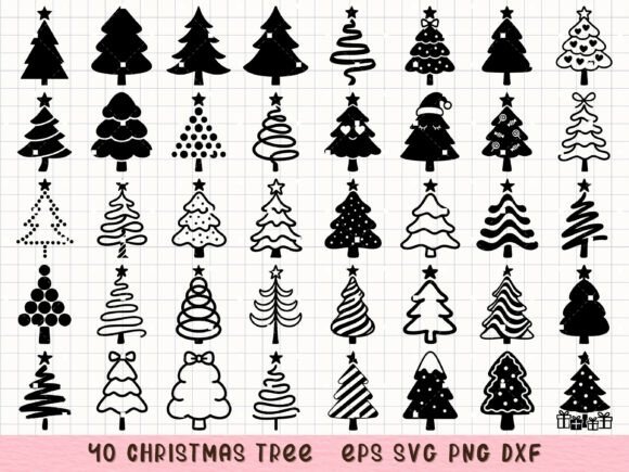 Unlocking Creative Potential with Christmas Tree Silhouette Tree Clipart