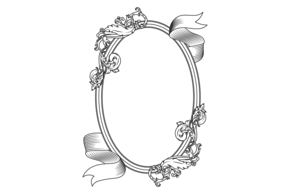 Unlocking the Charm of Vintage Frames: A Guide to Black and White Oval Designs with Ribbon Accents