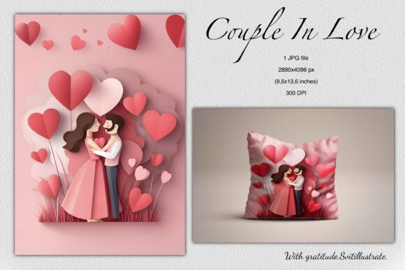 Unlocking the Potential of Your Couple in Love Poster JPG for Romantic Designs
