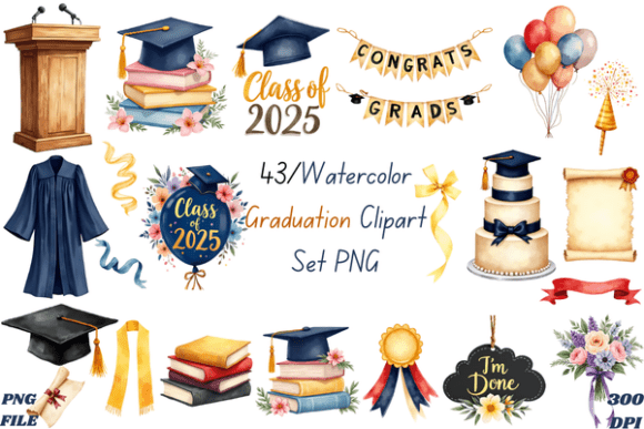 Watercolor Graduation Clipart Set PNG: A Practical Guide for Creators and Celebrants