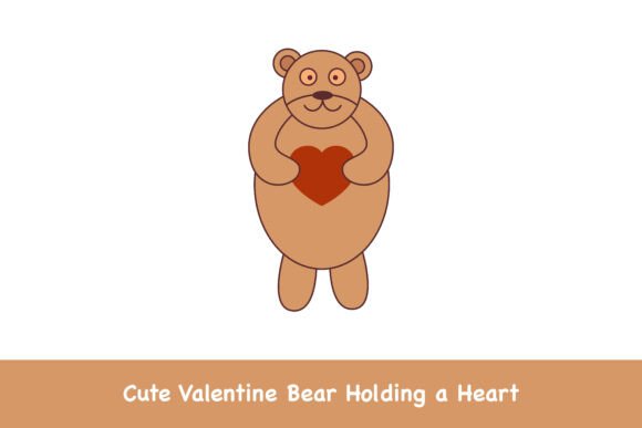 Why the Cute Valentine Bear Holding a Heart Is Your Go-To Asset for Love-Themed Projects